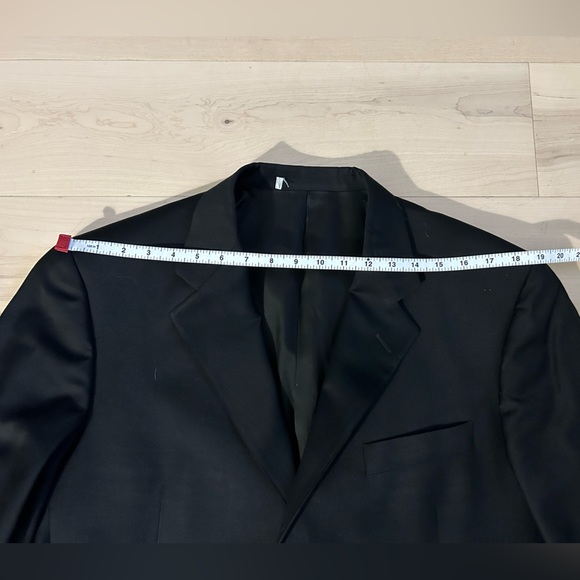 Vintage Hickey Freeman Bloomingdale’s Wool Suit Jacket Blazer 42R - Picture 9 of 13